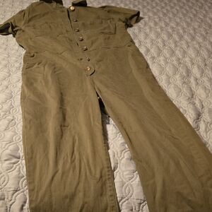 Celebrity Pink Khaki Jumpsuit